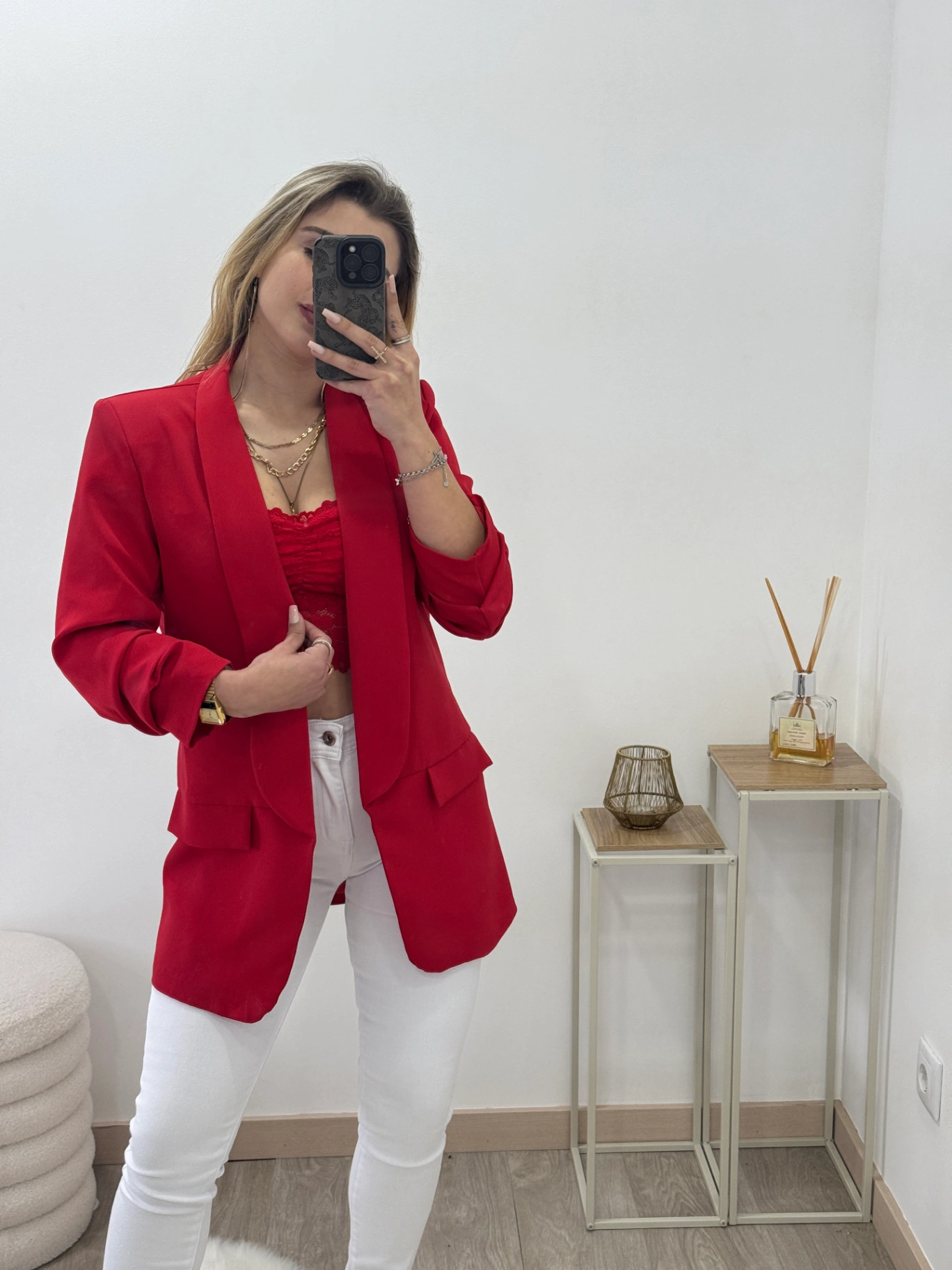 Blazer tipo fato