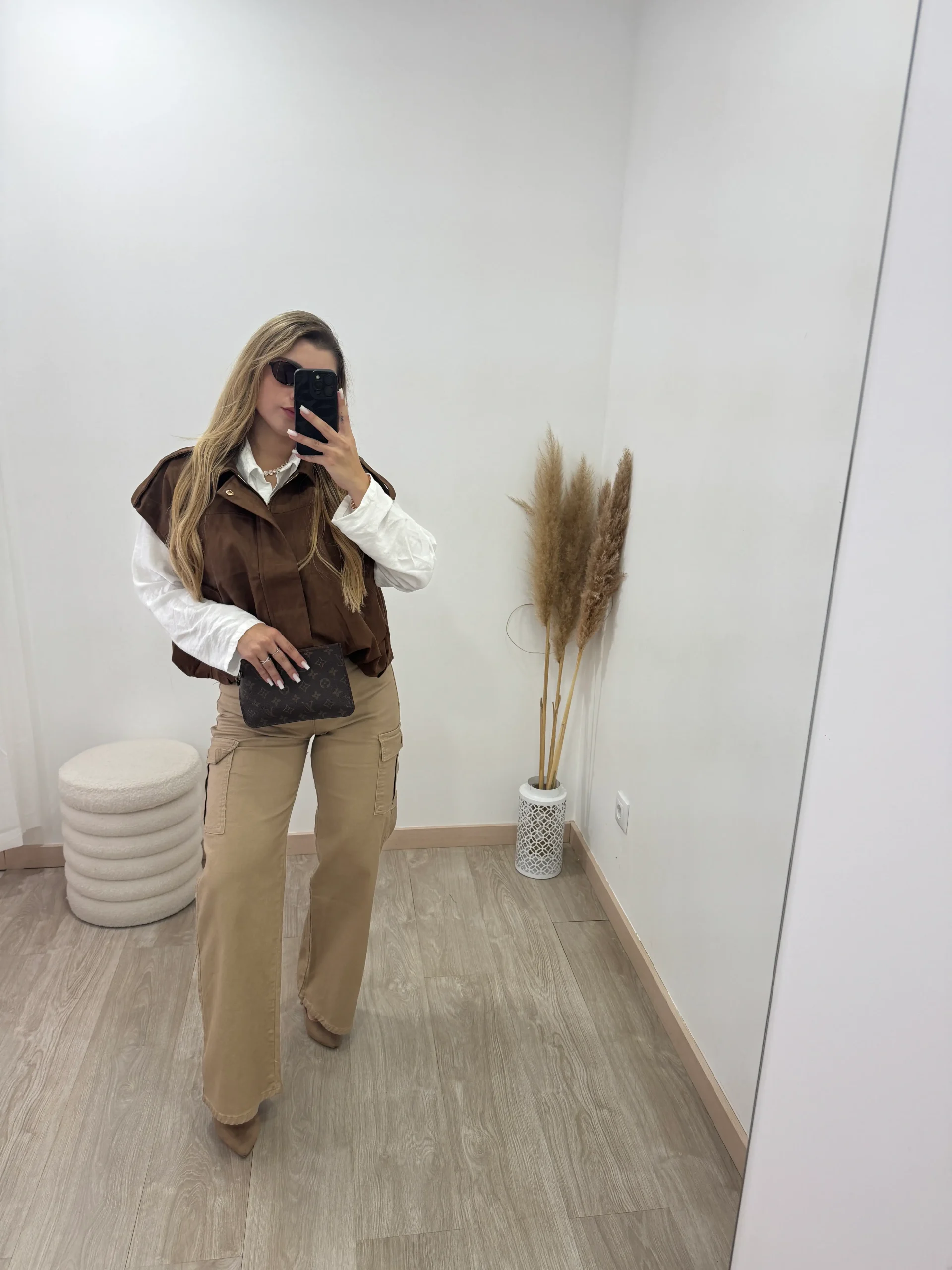 Wide leg bege